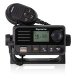 Raymarine RM-E70524 Radio VHF Raymarine Ray53 con GPS Integrato - Compatta e Potente, Chiamata Digitale Selettiva DSCLegno per Nautica