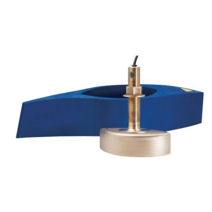 Raymarine RM-E66082 Raymarine B258 Sensore Profondità/Temperatura in Bronzo Alte Prestazioni 1kW con High Speed Fairing Block per Barche Nau