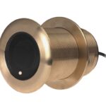 Raymarine RM-A80018 Sonda Raymarine B75H Depth/Temp passante bronzo 600W low profile tilt 0° (H:130-210kHz) - Richiede cavo adattatore A8032