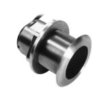 Raymarine RM-A80569 Raymarine SS60 Trasduttore Passante in Acciaio Inossidabile 600W - Frequenza Doppia 50/200 kHz, Tilt 12° (Cavo 9m per DS
